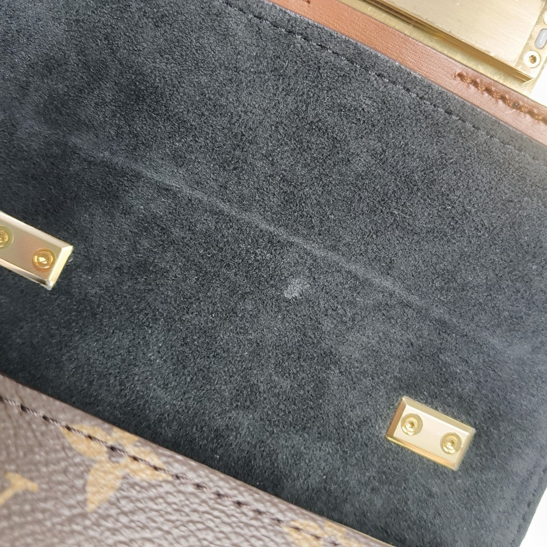 DAUPHINE Monogram Coated Canvas Brown