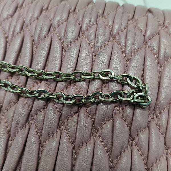 Quilted Lambskin Shoulder Bag Pink