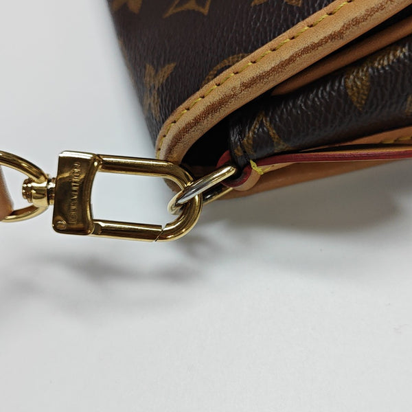 DIANE Monogram Coated Canvas Brown