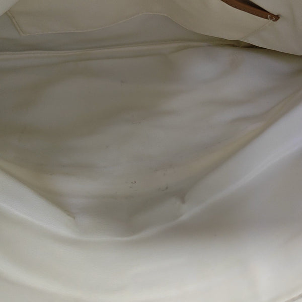 MACADAM CLUTCHES Calfskin White