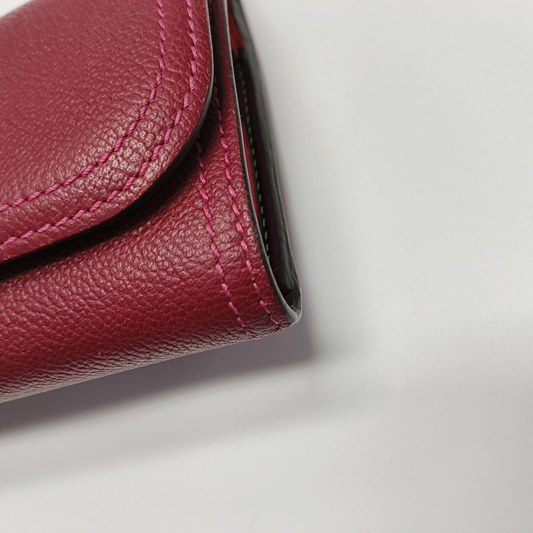 Calfskin Shoulder Bag Red