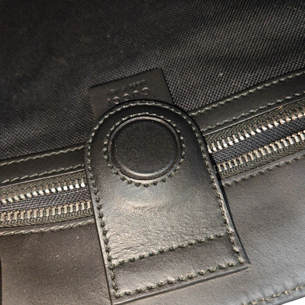 GG Supreme Monogram Coated Canvas Black