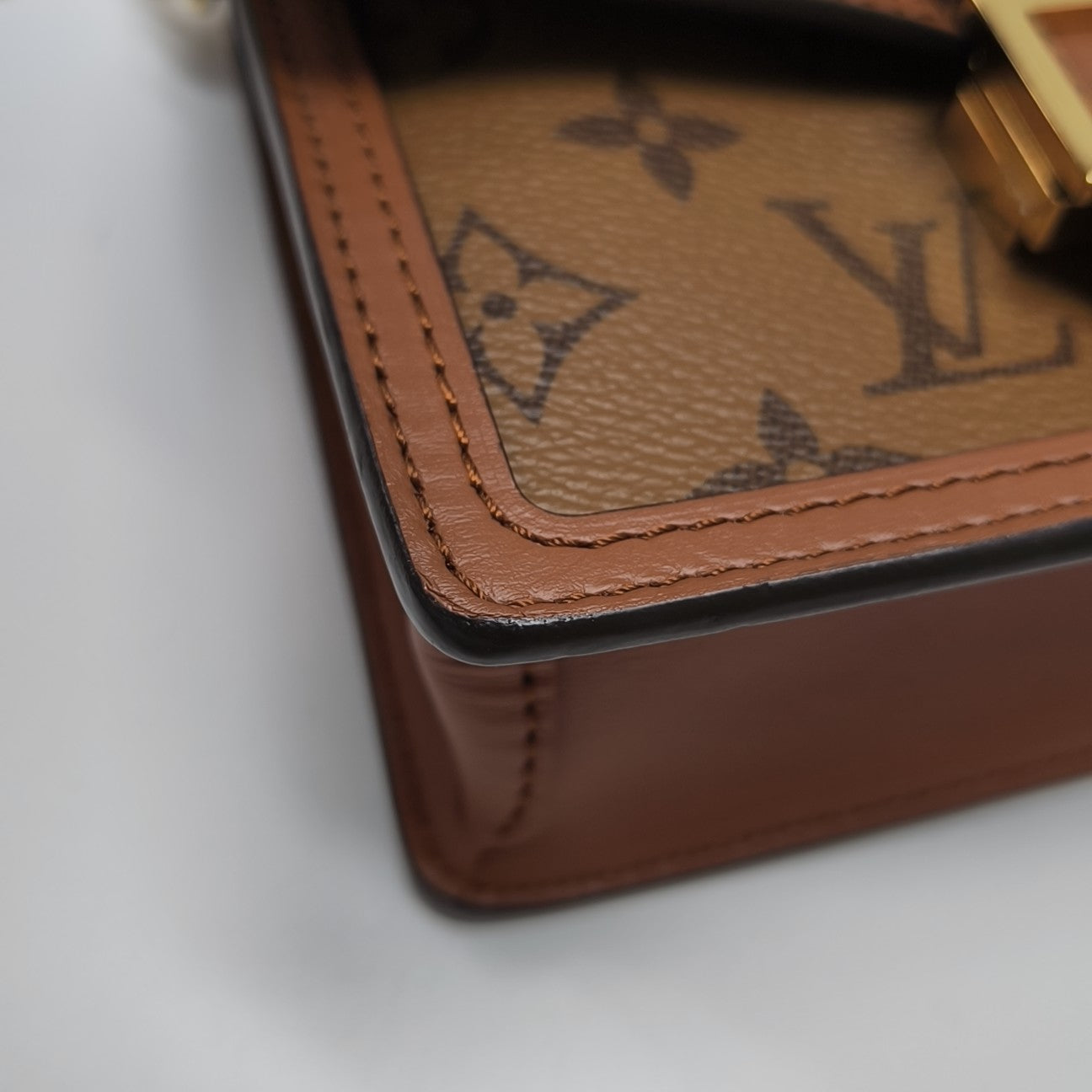 DAUPHINE WOC Monogram Coated Canvas Brown