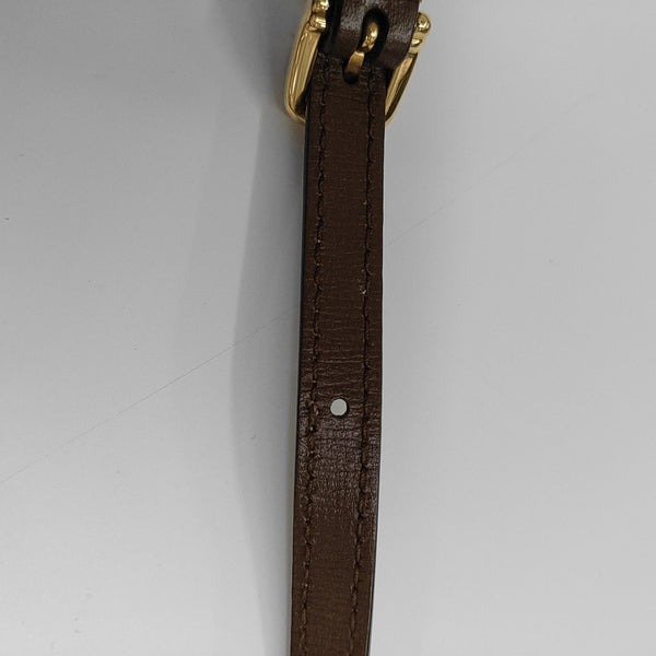 Horsebit 1955 Mini Coated Canvas Beige