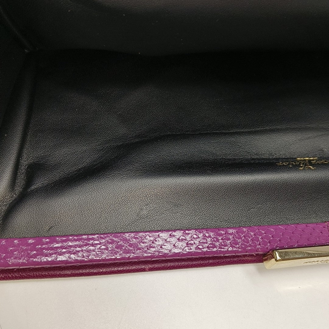 Python Clutch Purple