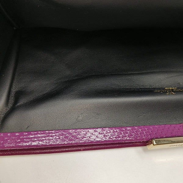 Python Clutch Purple
