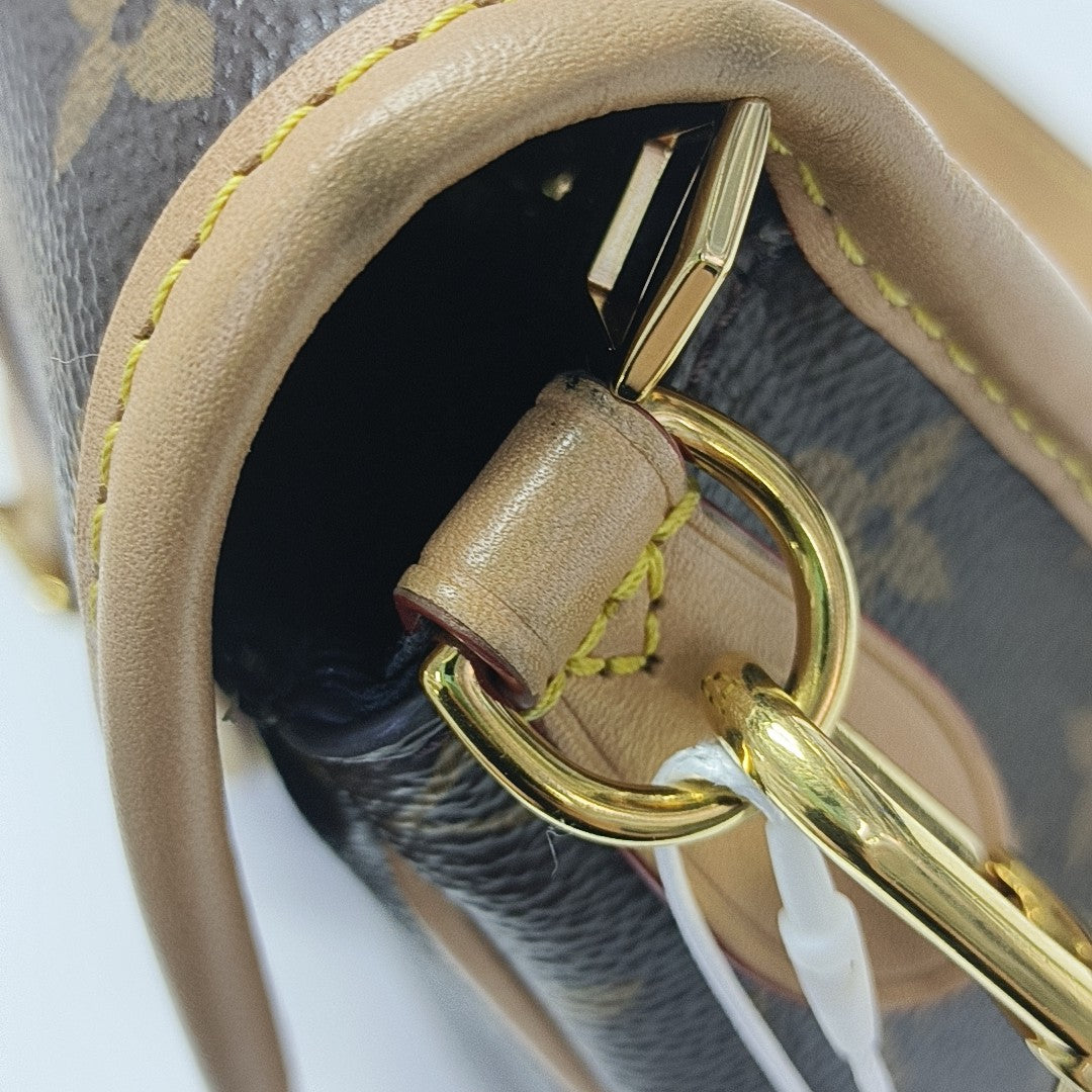 DIANE Monogram Coated Canvas Brown