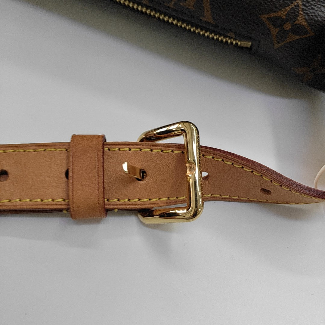 BUMBAG Monogram Coated Canvas Brown