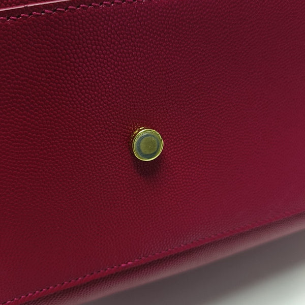 Calfskin Shoulder Bag Red