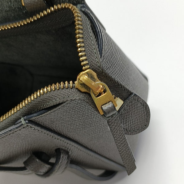 BELT PICO Calfskin Gray