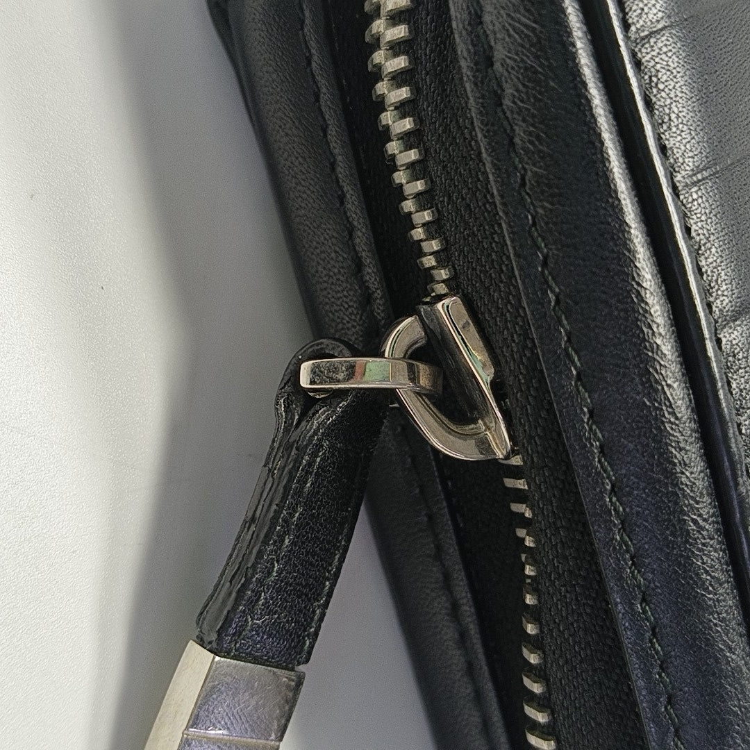 Calfskin Clutch Black