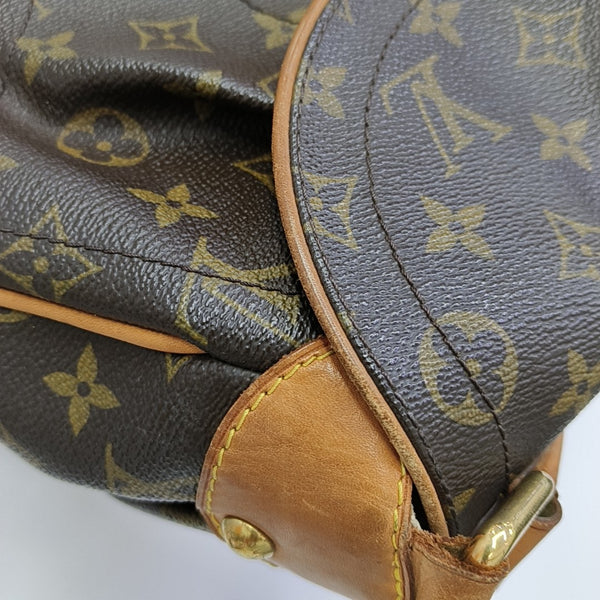 BEVERLY MM Monogram Coated Canvas Brown