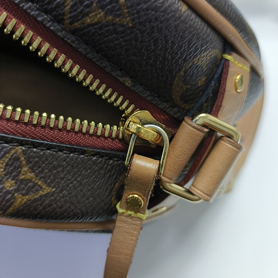 BOITE CHAPEAU PM Monogram Coated Canvas Brown