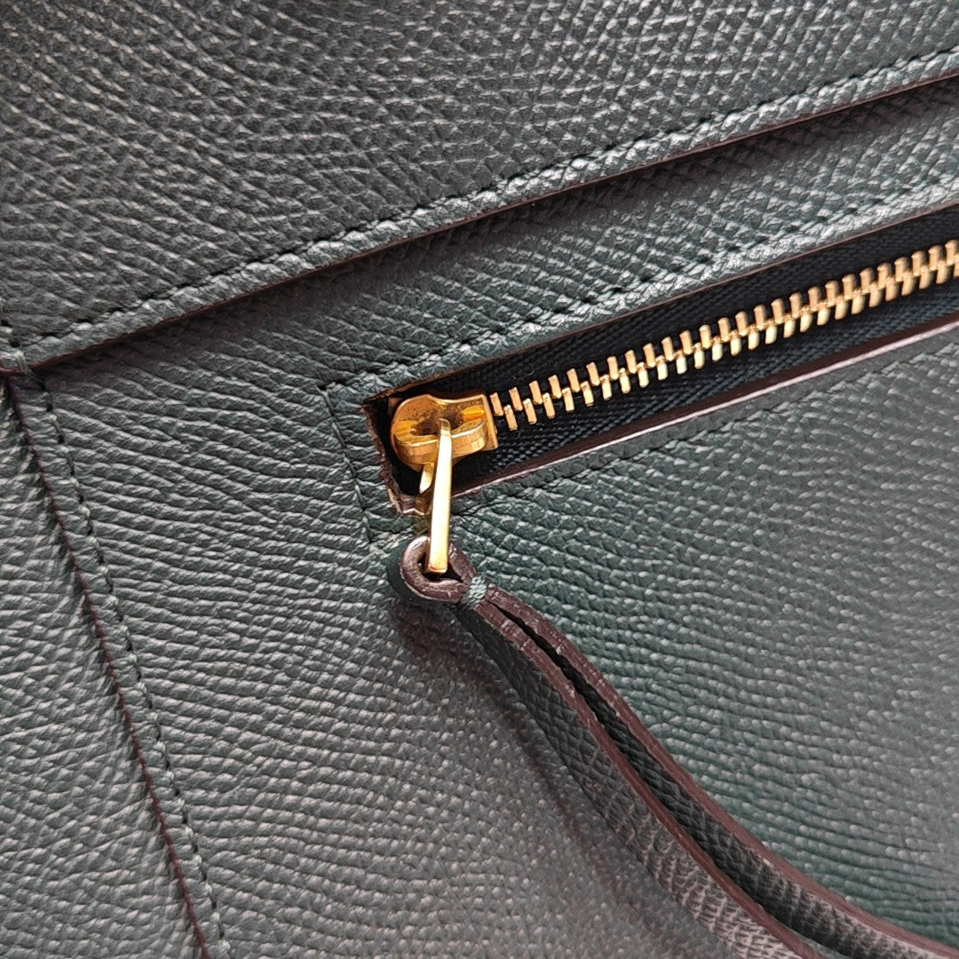 BELT Micro Calfskin Green