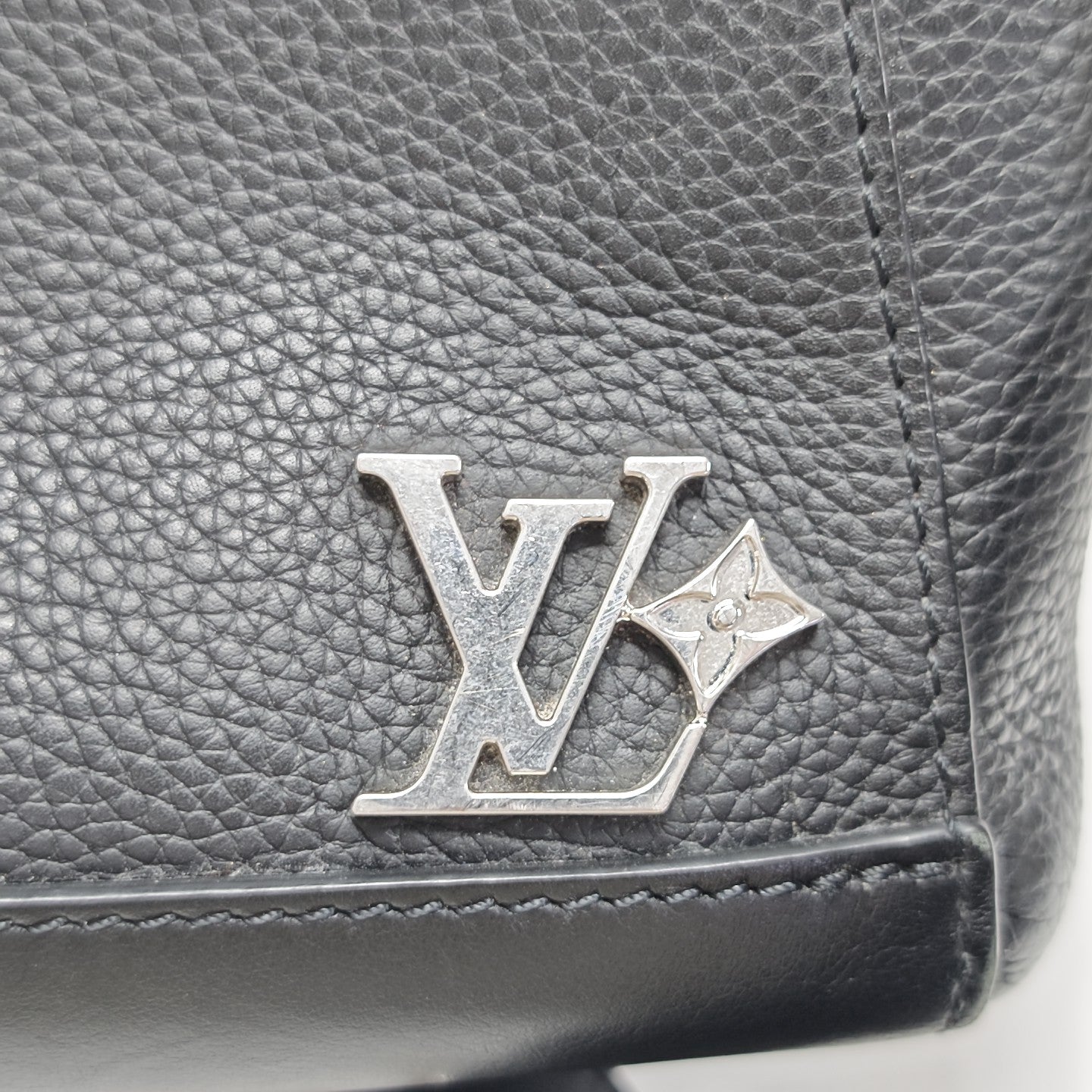 PULSE Monogram Coated Canvas Black
