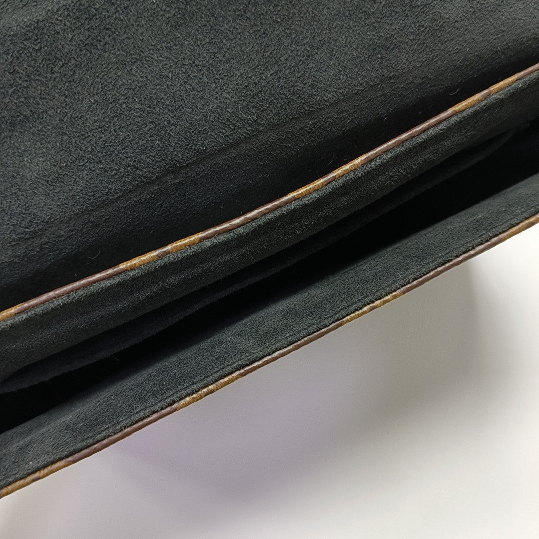 LOCKY BB Monogram Coated Canvas Brown