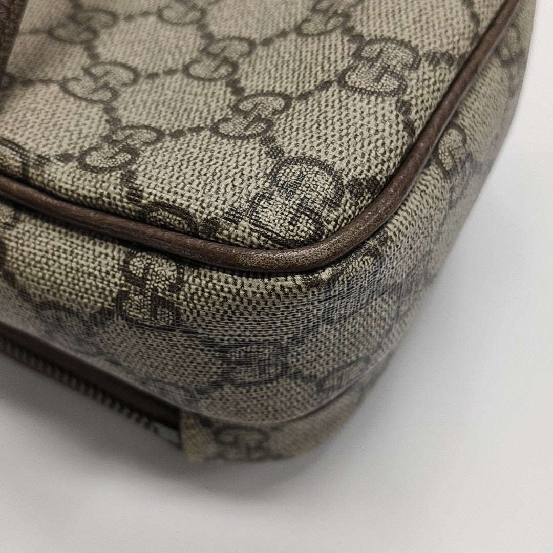 Neo Vintage Mini Monogram Coated Canvas Brown