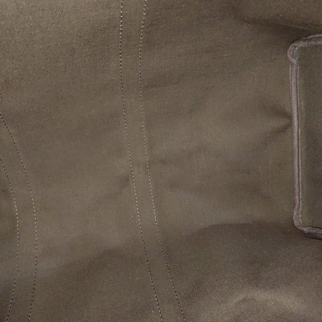 KEEPALL 50 Monogram Coated Canvas Brown