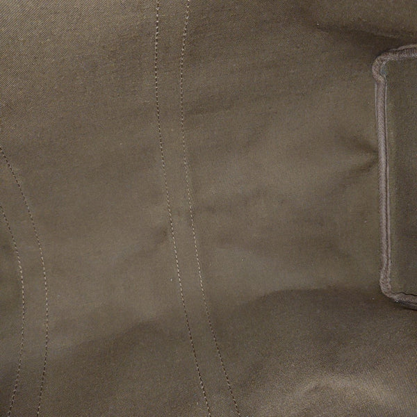 KEEPALL 50 Monogram Coated Canvas Brown