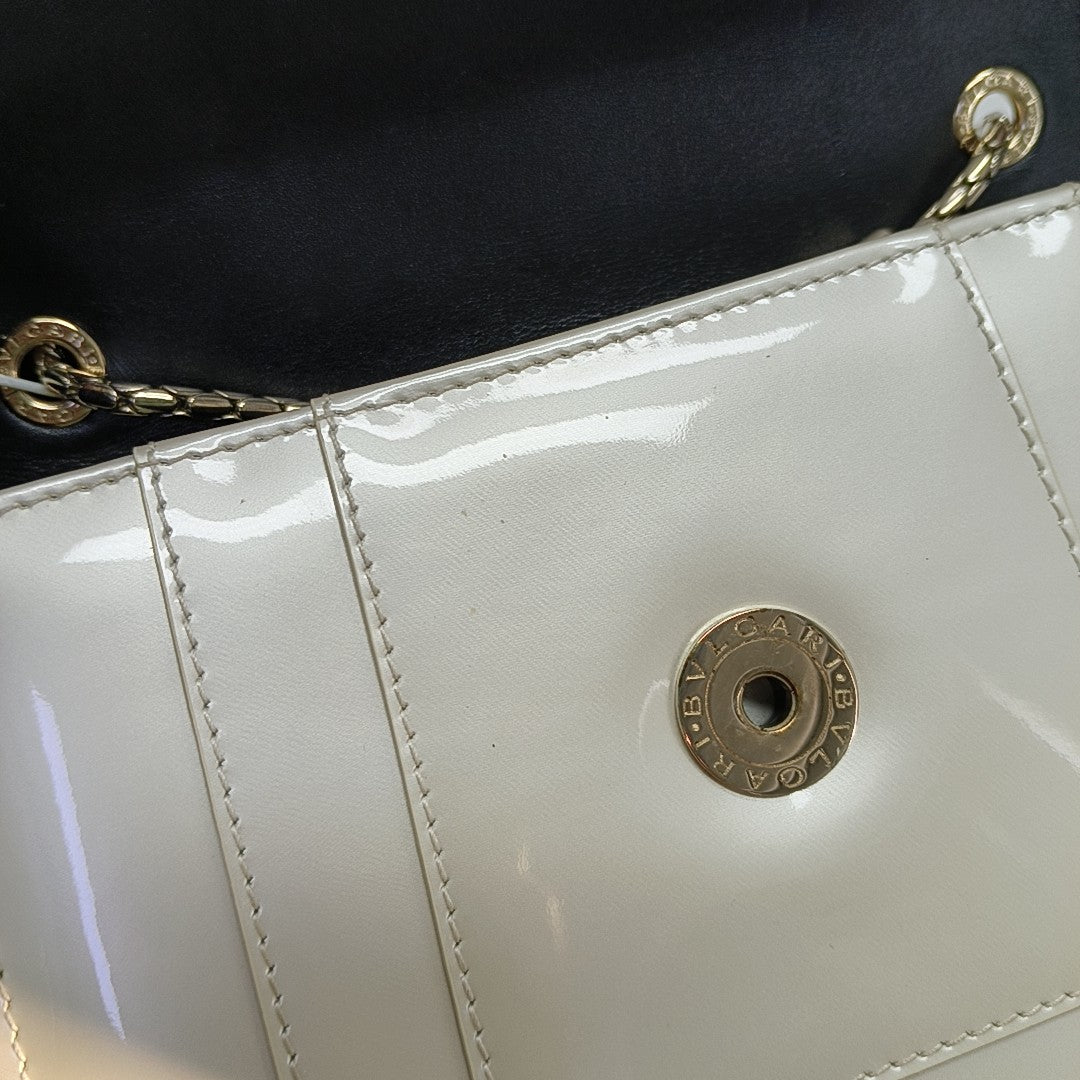 SERPENTI FOREVER Small Patent Leather White