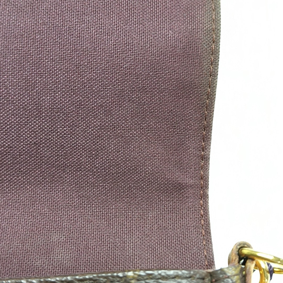 FAVORITE MM Monogram Coated Canvas Brown