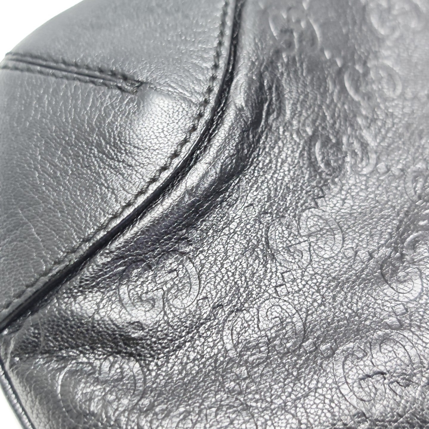 Calfskin Top Handle Bag Black