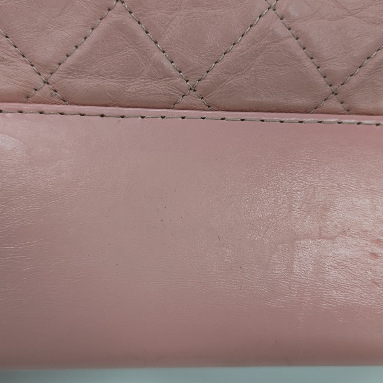 GABRIELLE Medium Quilted Calfskin Pink