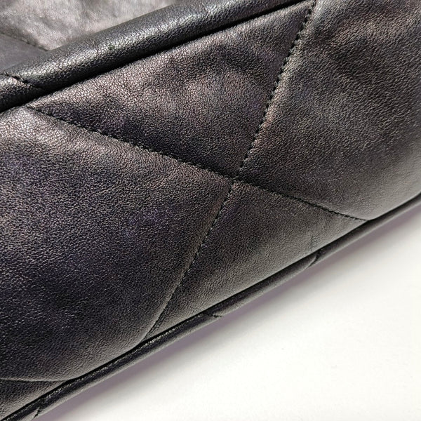 CHANEL 19 Large Quilted Lambskin Black