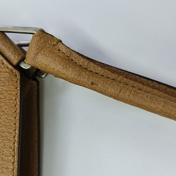 Calfskin Top Handle Bag Yellow