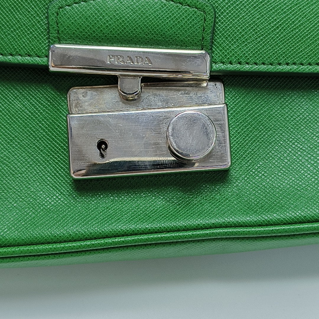 Sound Bag Saffiano Calfskin Green