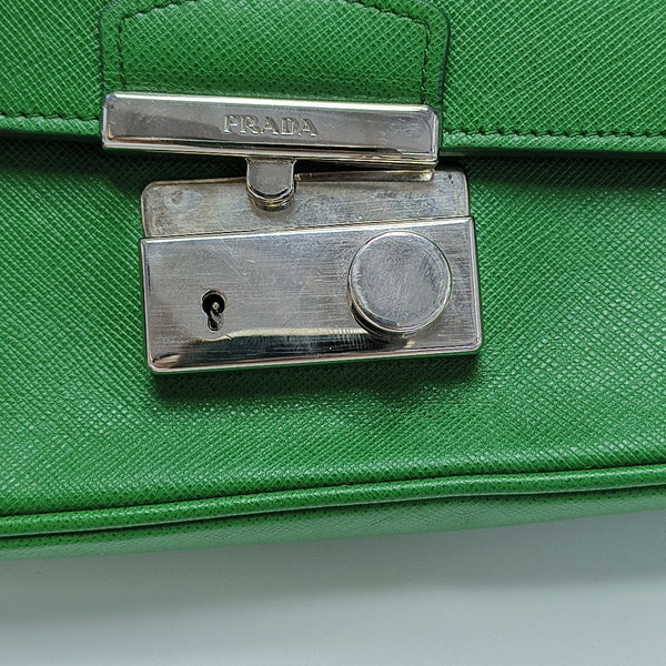Sound Bag Saffiano Calfskin Green