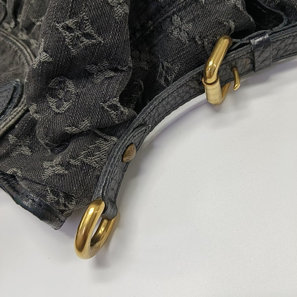 NEO CABBY Monogram Denim Black