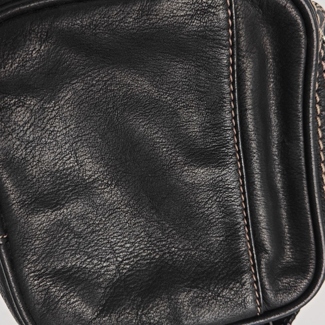 Calfskin Shoulder Bag Black