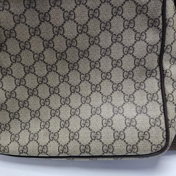 GG Supreme Monogram Coated Canvas Black