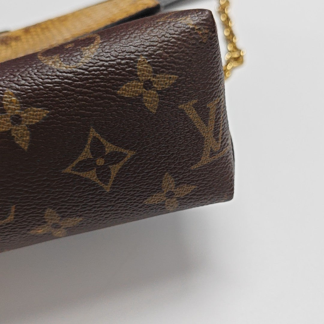 SAINT PLACIDE Monogram Coated Canvas Brown