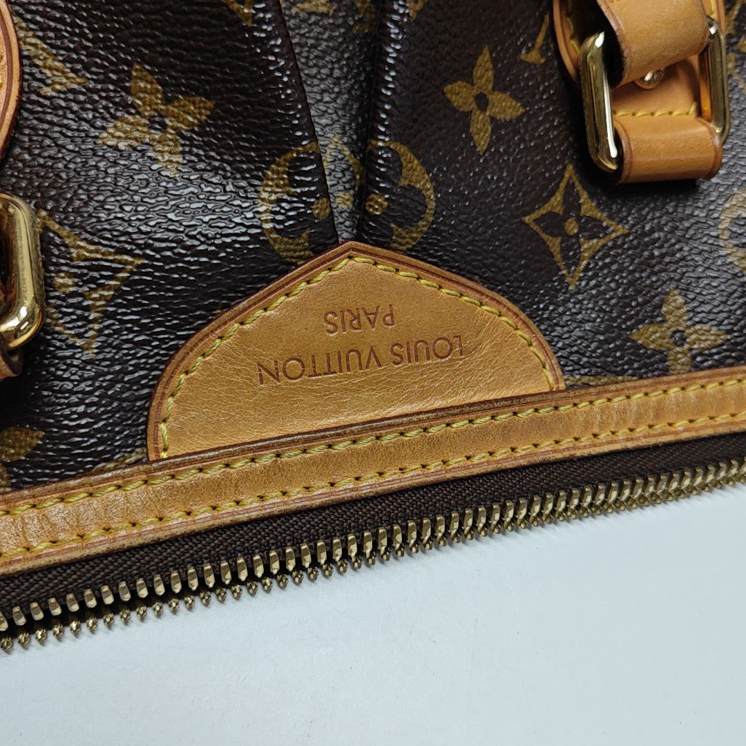 PALERMO PM Monogram Coated Canvas Brown