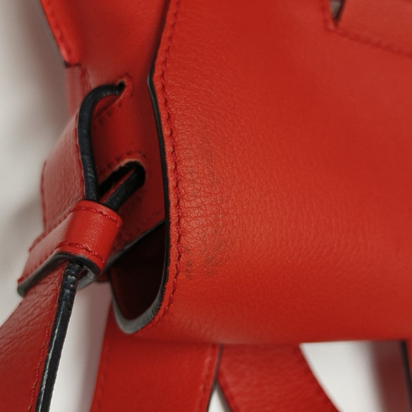 Calfskin Shoulder Bag Red