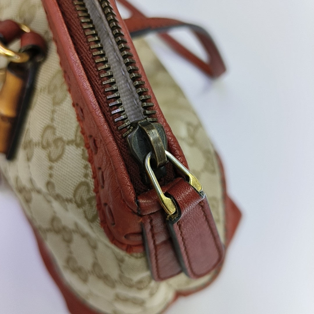 Monogram Canvas Tote Bag Beige