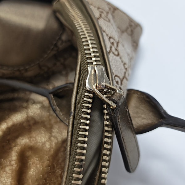 Monogram Canvas Tote Bag Beige