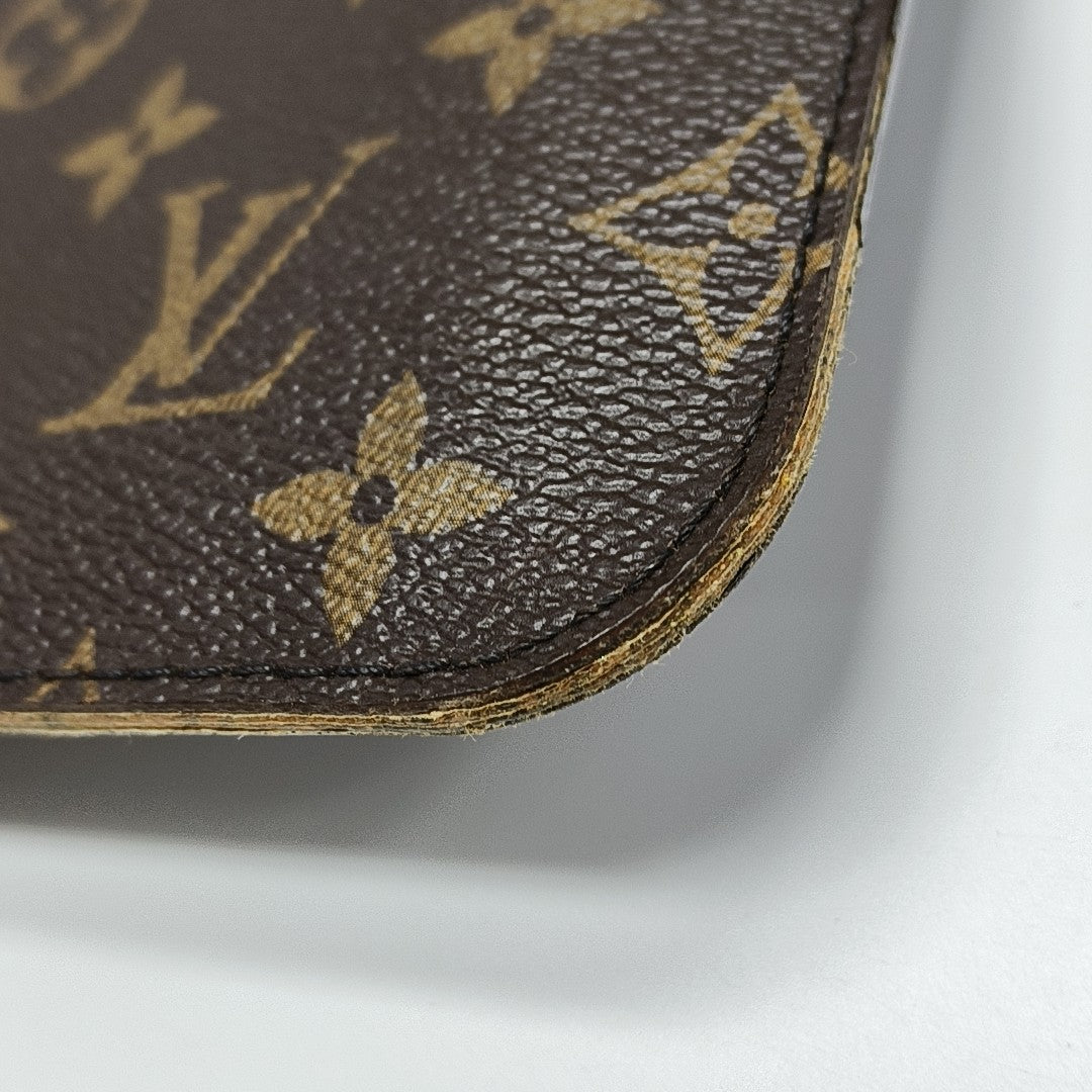 NEVERFULL PM Monogram Coated Canvas Brown