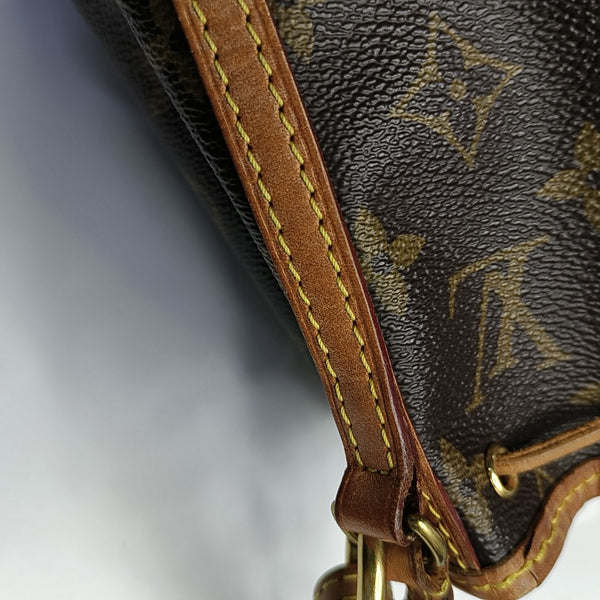 NÉONOÉ Nano Monogram Coated Canvas Brown