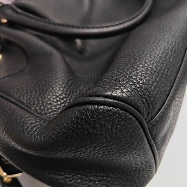 Abbey Calfskin Black