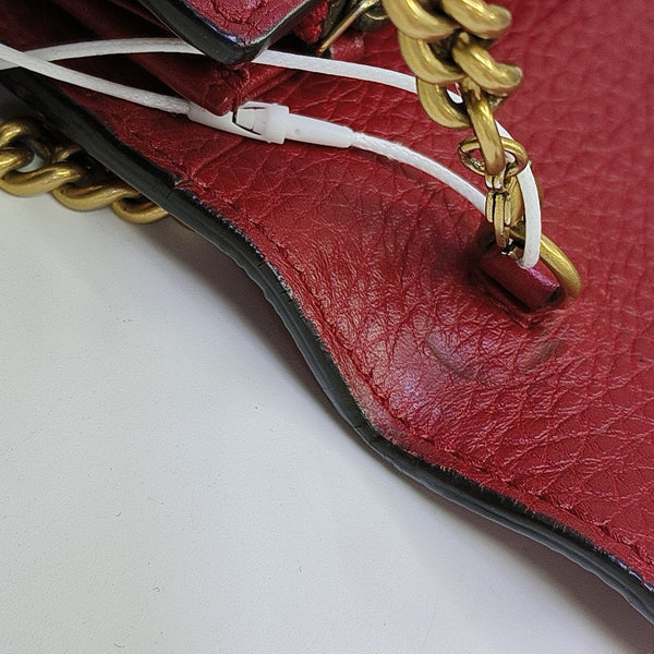 GG Marmont Mini Calfskin Red