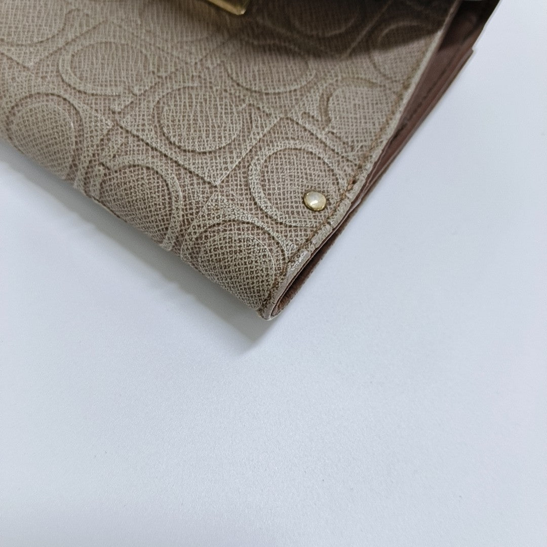 Gancio Calfskin Brown Wallet