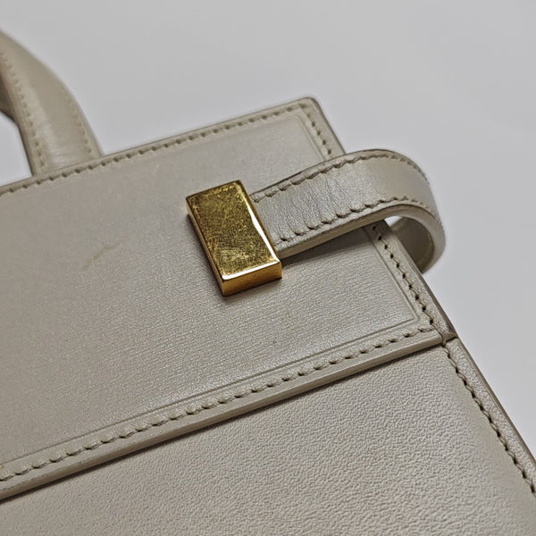MANHATTAN Nano Calfskin White