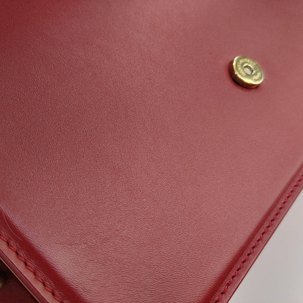 Calfskin Shoulder Bag Red