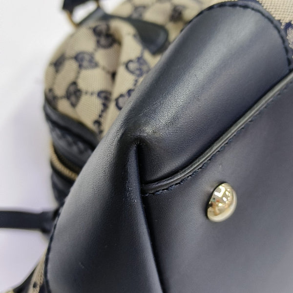 Monogram Canvas Top Handle Bag Beige