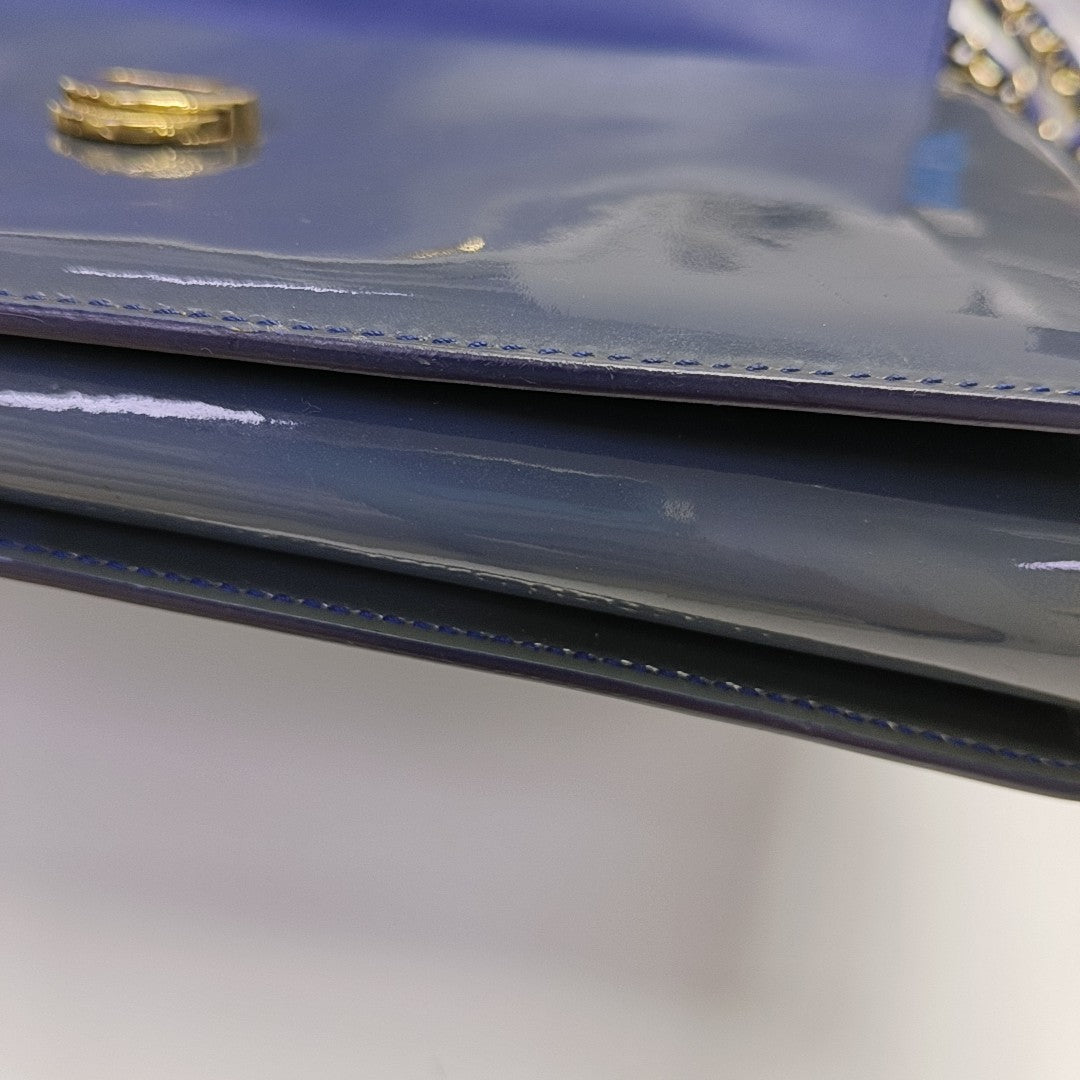 Ginny Calfskin Blue