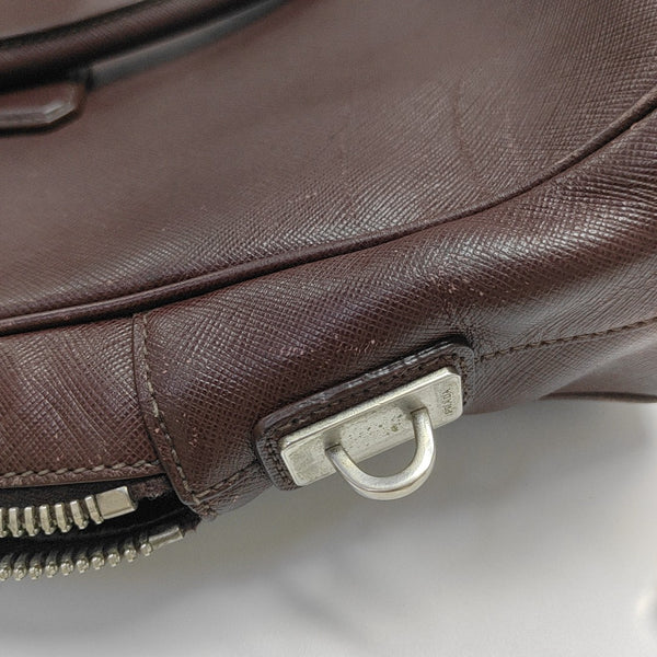 Saffiano Calfskin Top Handle Bag Red