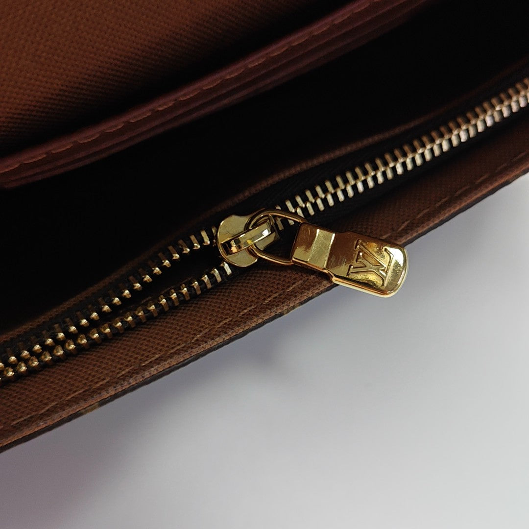 IVY Monogram Coated Canvas Brown